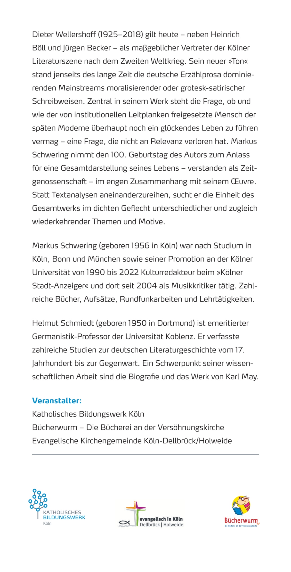 Holweide liest Mai 2026 Dr. Markus Schwering-2